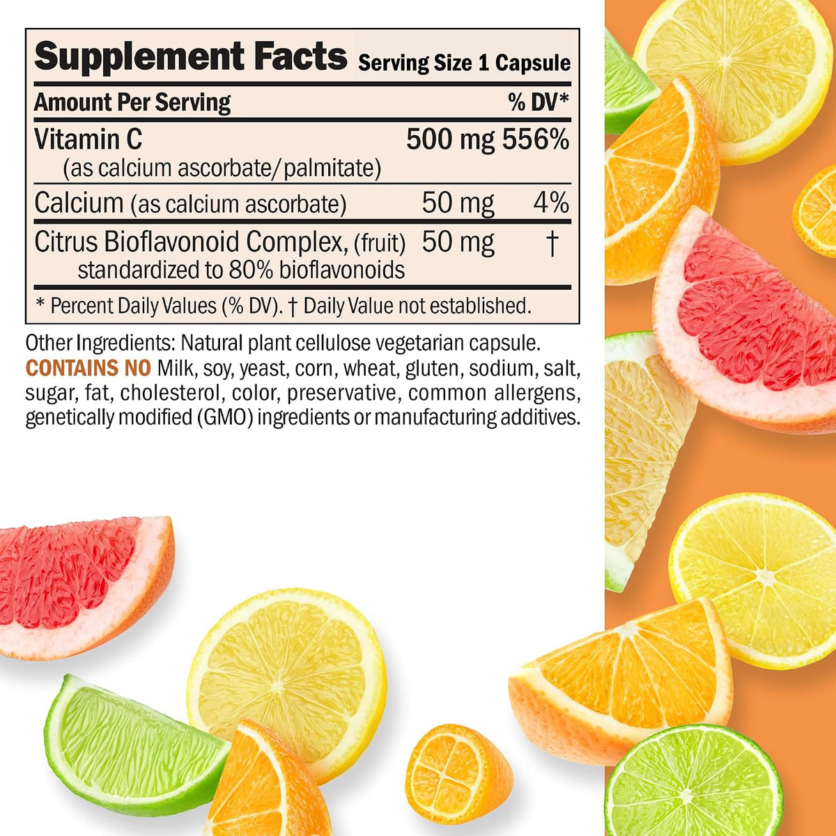 ANDREW LESSMAN Vitamin C 500 Complex - 180 Capsules - görsel 2