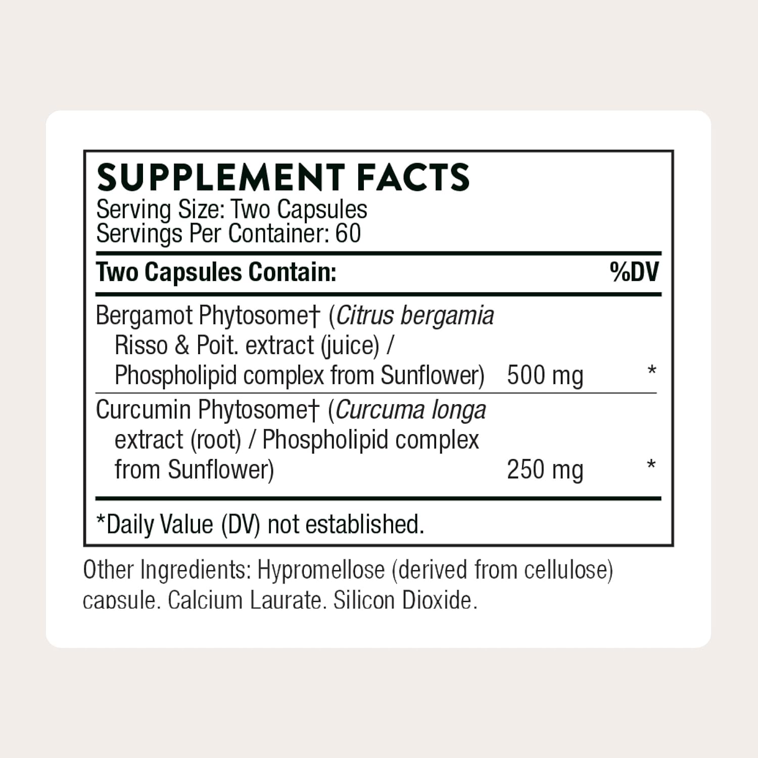 THORNE Metabolic Health – Bergamot & Curcumin Phytosome – Supports Normal Fat Metabolism – 120 Capsules - görsel 2