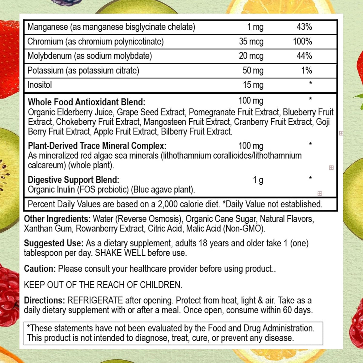 Go Healthy Liquid Multivitamin for Women, Men and Teens | Vegan | High Absorption | Peach Mango Flavour | 32 Servings - görsel 6