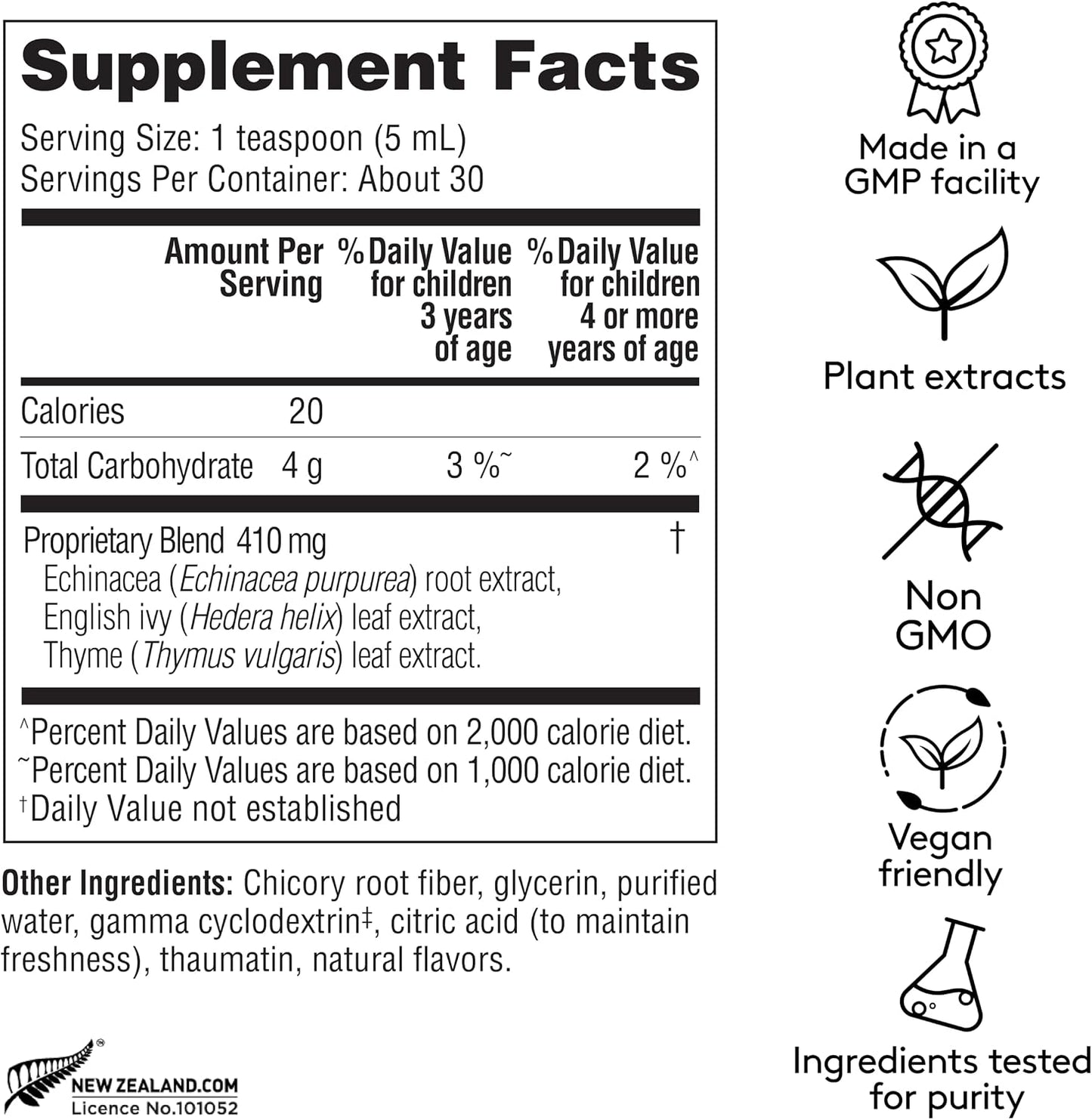 Harker Herbals Children's Deep Lung Support Syrup – Herbal Formula for Respiratory Health, Natural Mint Flavour, 150ml - görsel 3