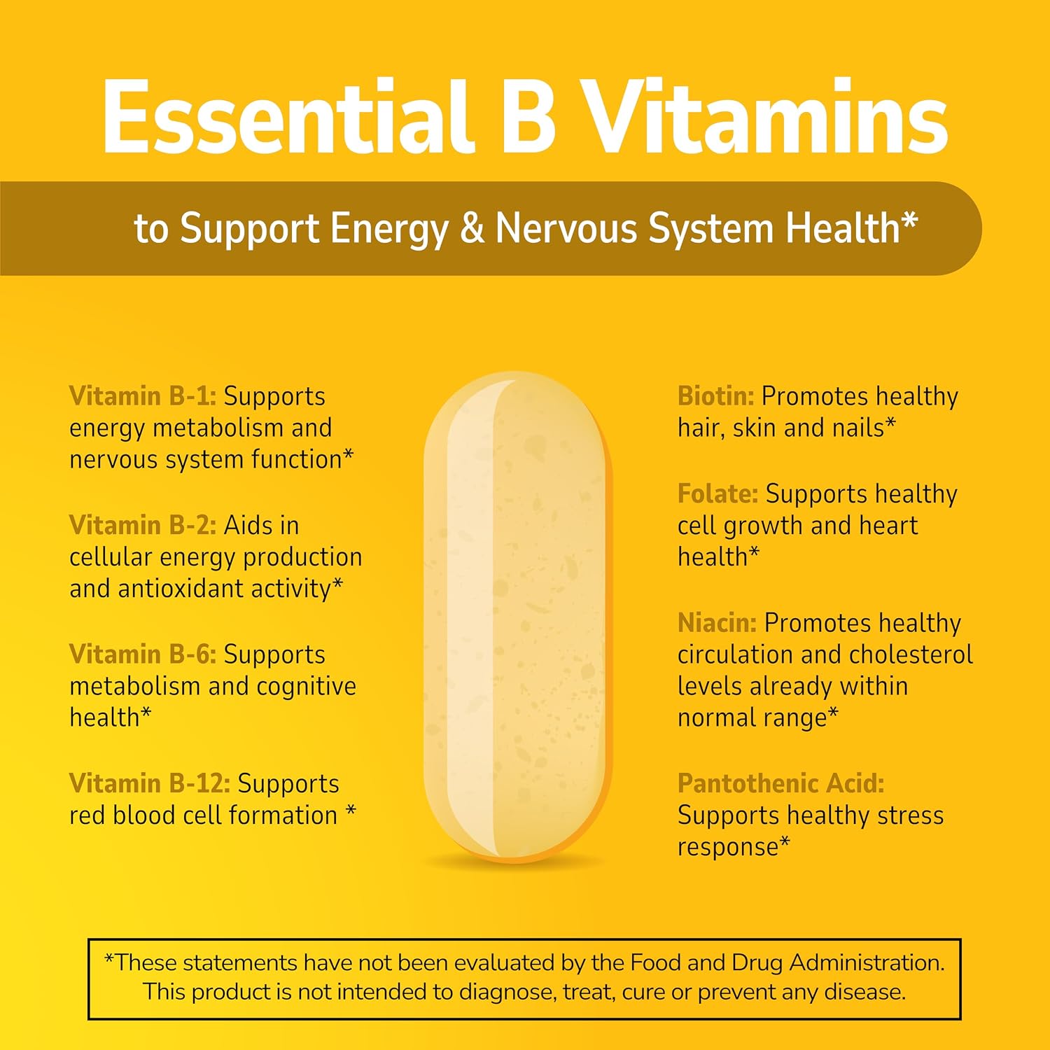 21st Century B-100 Complex Prolonged-Release Tablets, 60 Tablets - görsel 3