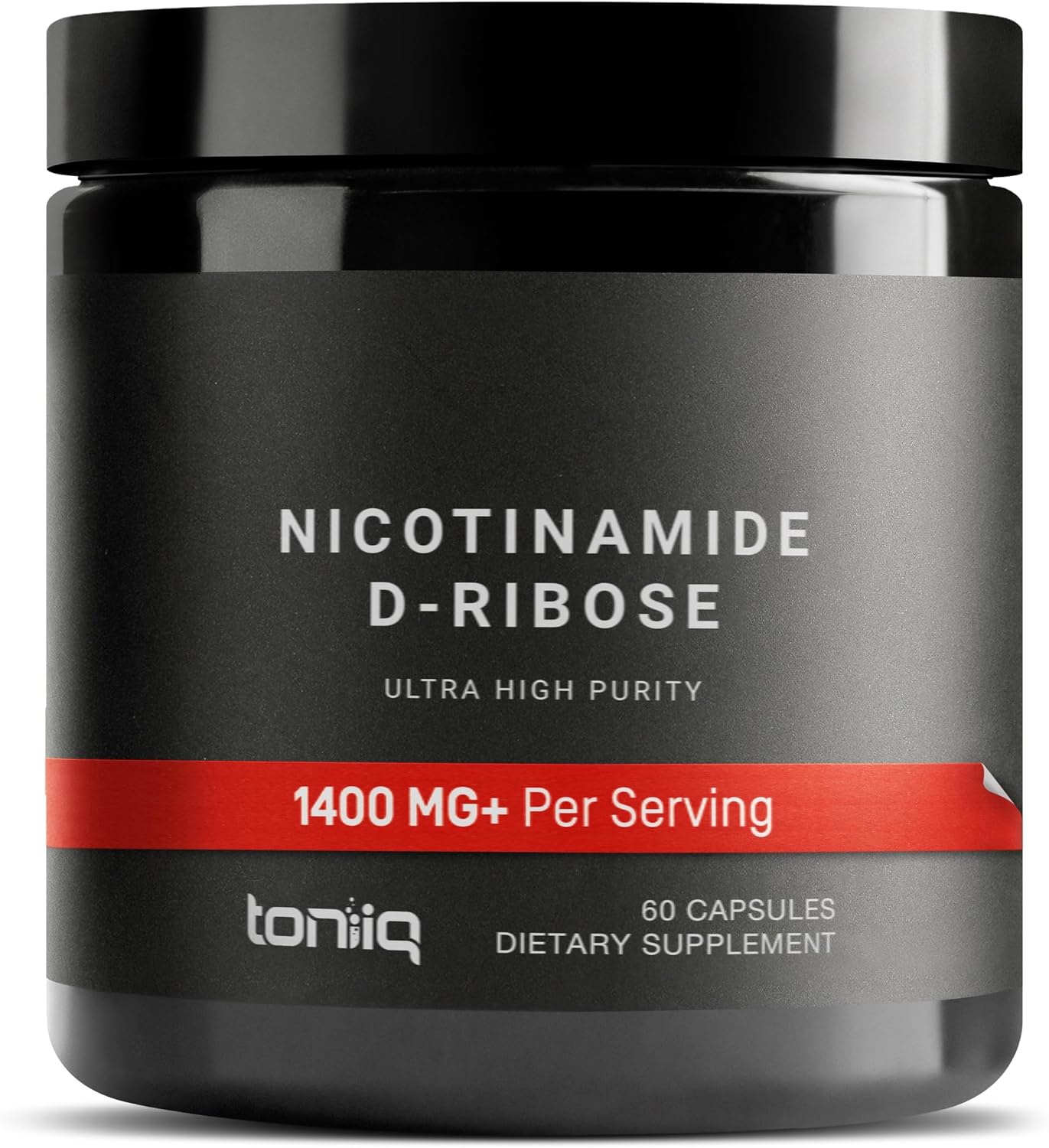 Toniiq Ultra High Potency NAD+ Supplement – RiaGev Complex with D-Ribose, Niacin, and Nicotinamide - görsel 1