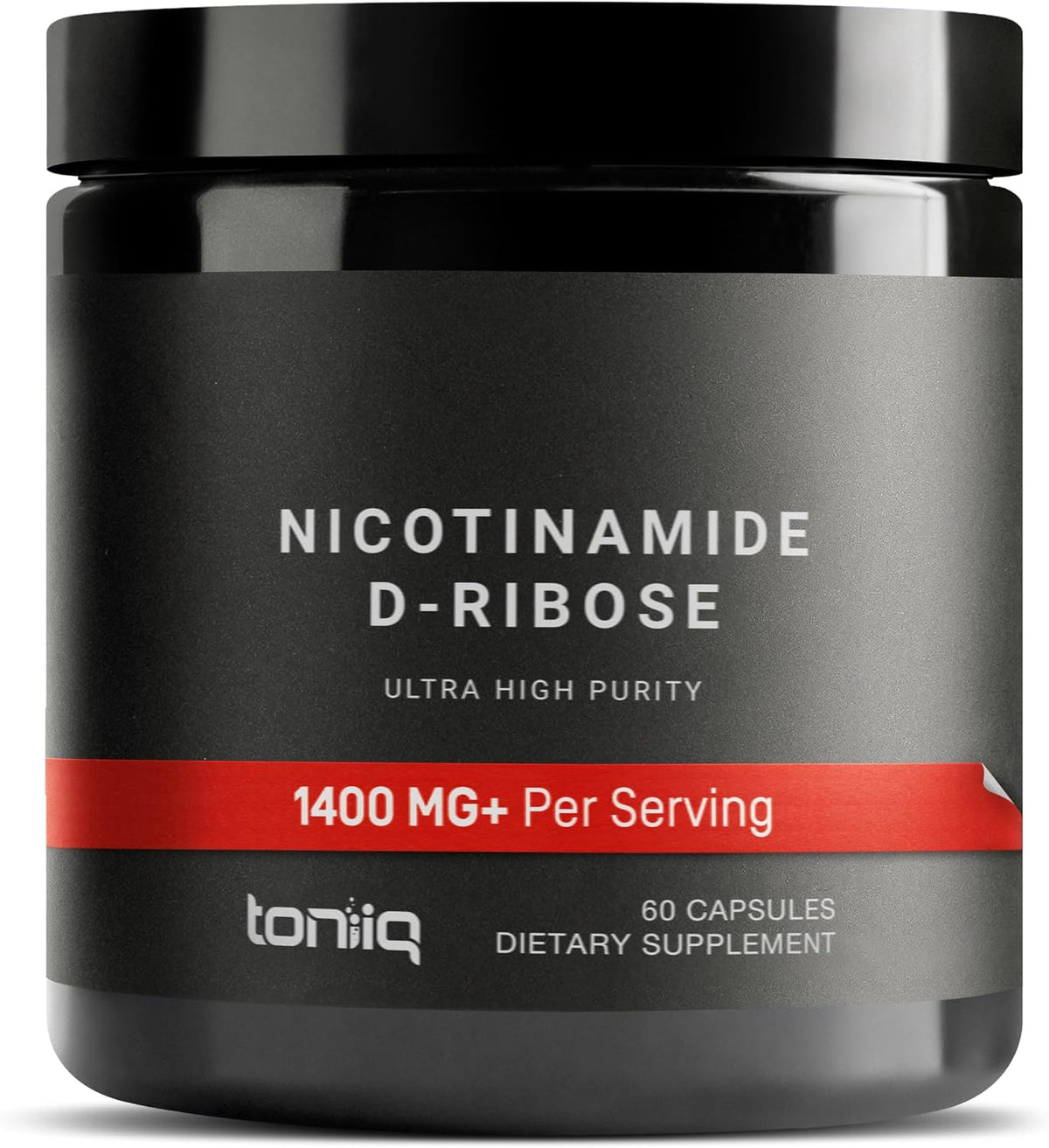 Toniiq Ultra High Potency NAD+ Supplement – RiaGev Complex with D-Ribose, Niacin, and Nicotinamide - görsel 1