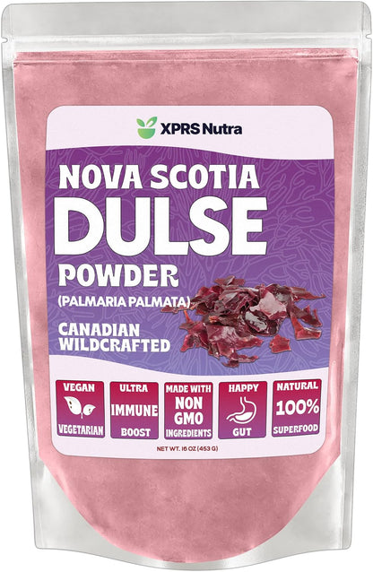 XPRS Nutra Dulse Powder (Palmaria Palmata) – Canadian Wildcrafted Nova Scotia Seaweed (227g)