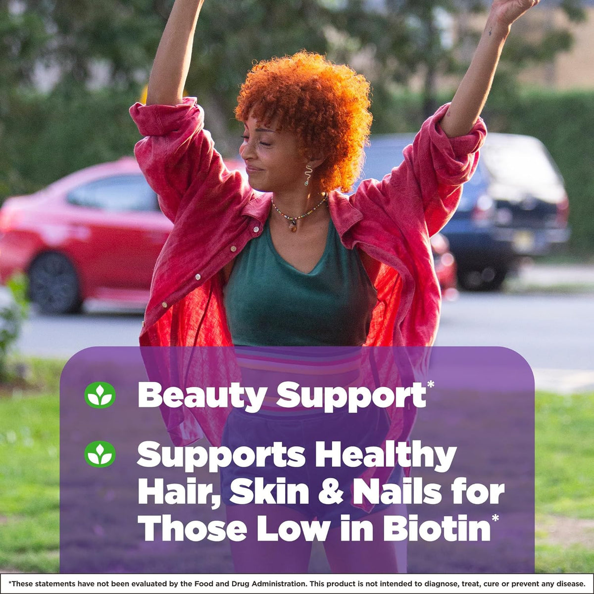 Natrol Biotin 10000mcg, Fast-Dissolve Tablets for Hair, Skin and Nails, 60 Tablets - görsel 4