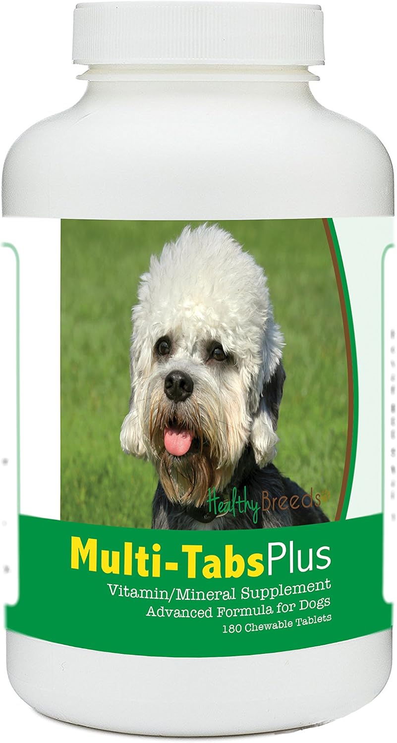 Healthy Breeds Dandie Dinmont Terrier Multi-Tabs Plus Chewable Tablets 180 Count - görsel 1
