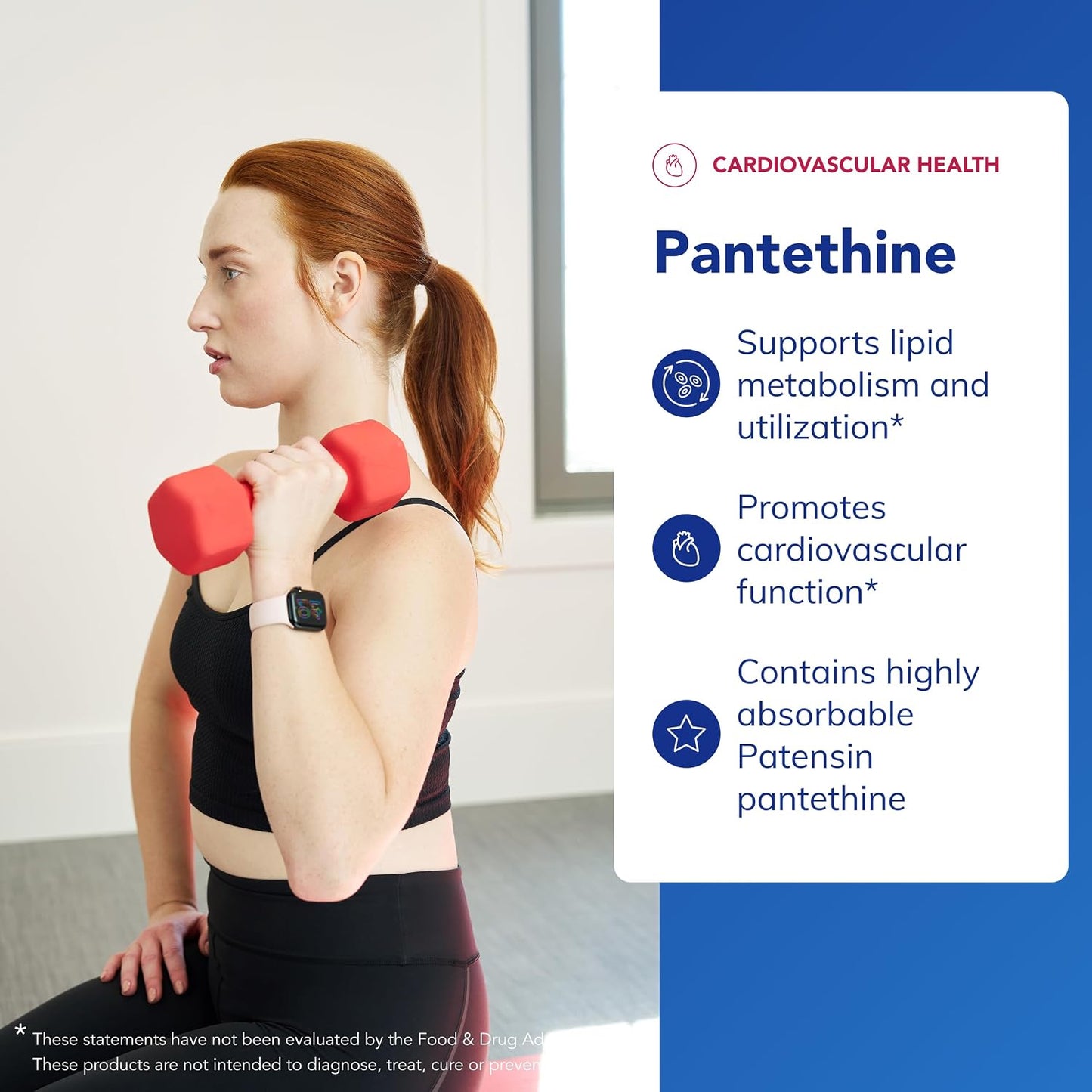 Pure Encapsulations Pantethine – Hypoallergenic Supplement for Energy Metabolism and Adrenal Support, 120 Capsules - görsel 3