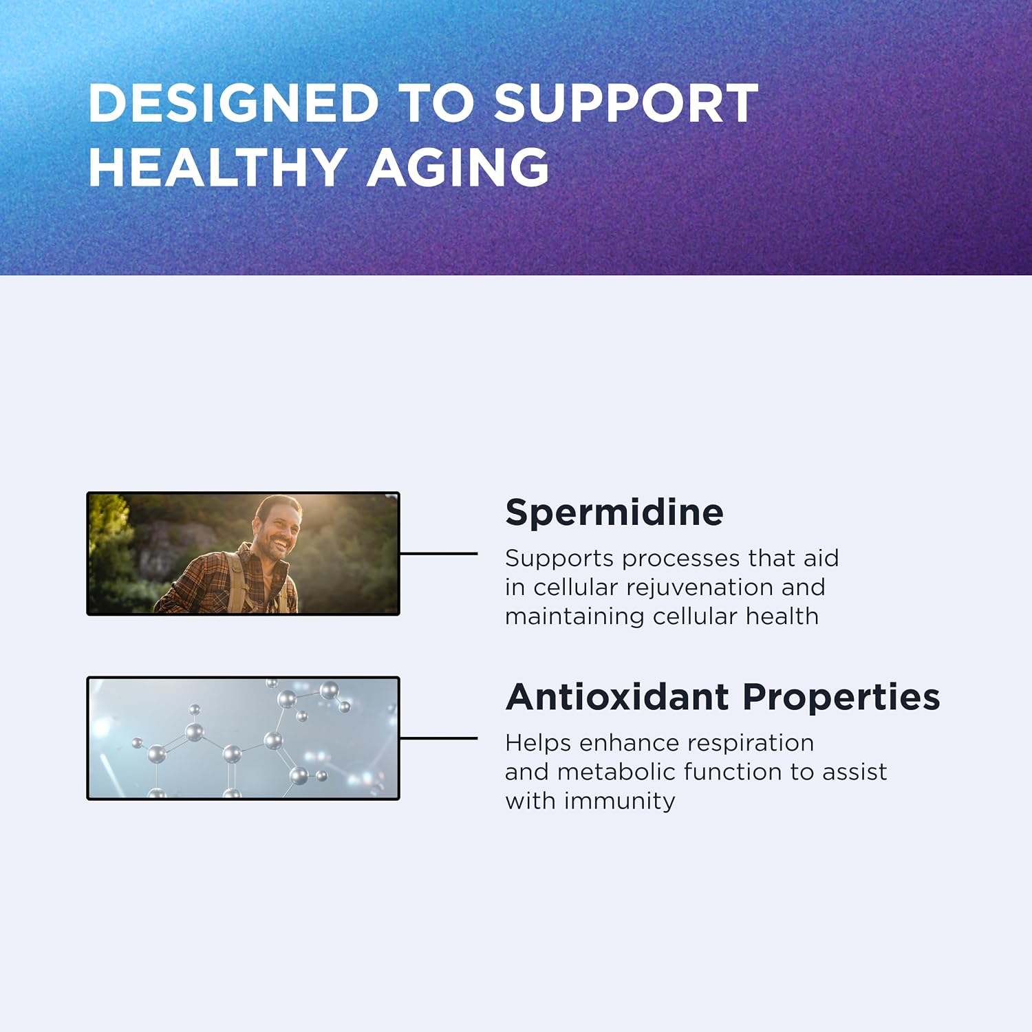 DR. EMIL NUTRITION Spermidine 5mg - Spermidine Supplements for Men & Women - Ageing Supplement with Pure Spermidine 3HCL & Thiamin 20mg - 60 Capsules, 30 Day Supply - görsel 5