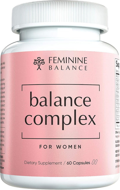 Balance Complex 17-in-1 Vaginal Health Probiotic with Cranberry & D-Mannose for Women – 60 Capsules