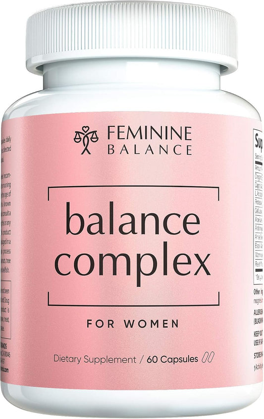Balance Complex 17-in-1 Vaginal Health Probiotic with Cranberry & D-Mannose for Women – 60 Capsules