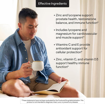 THORNE Men's Multi 50+ - Complete Daily Multivitamin for Men Over 50 - 180 Capsules