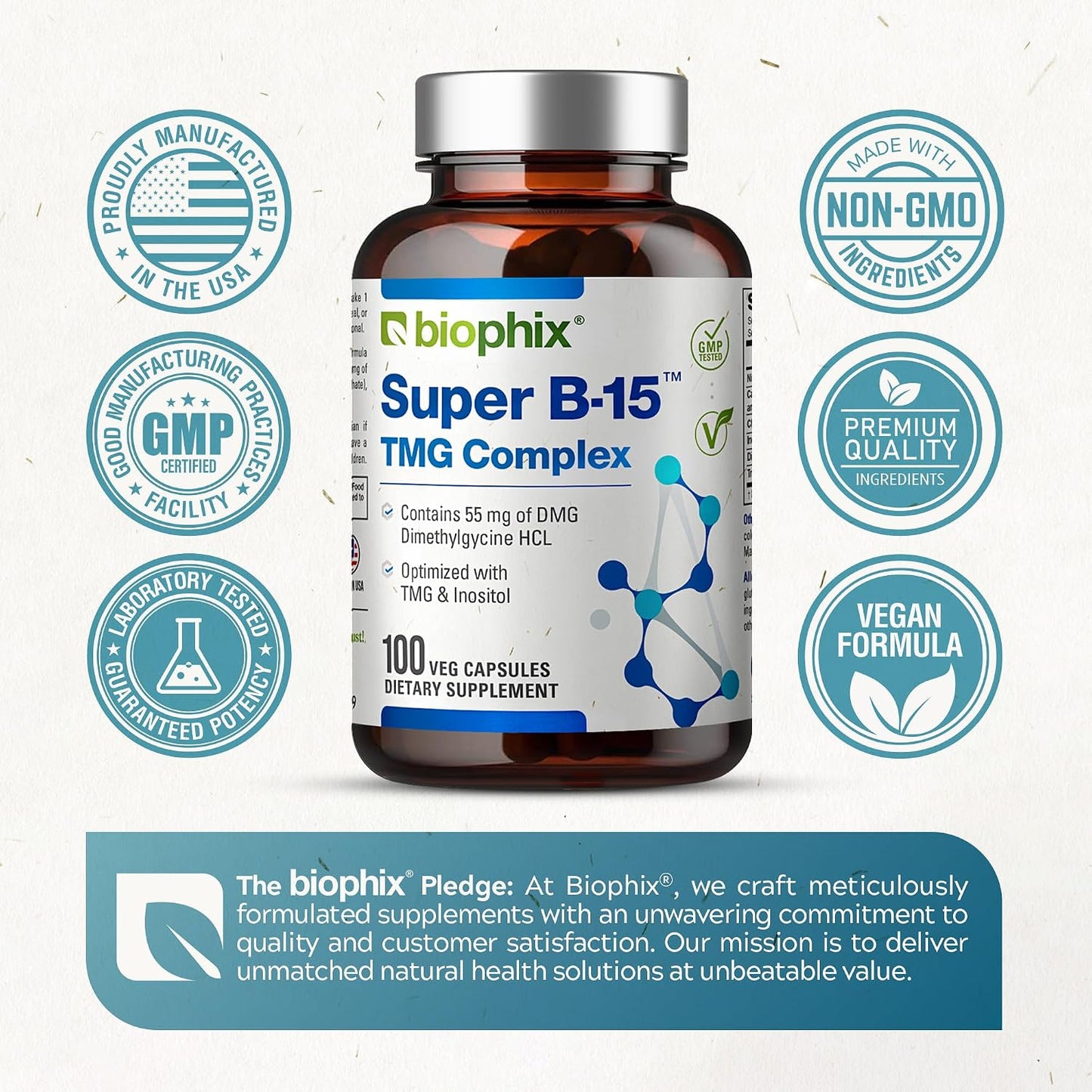 biophix Super B-15 100 Veggie Capsules - görsel 7
