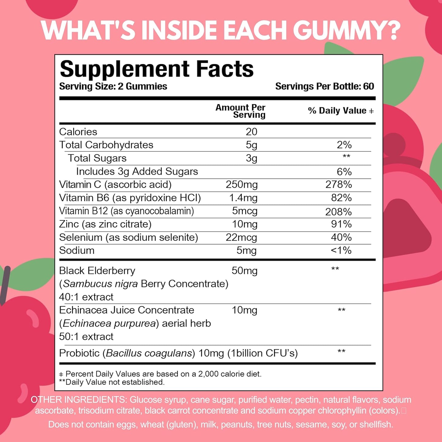 Viteey Kids Multivitamin Gummies with Probiotics - Immune Health Support - 120 Gummies - görsel 3