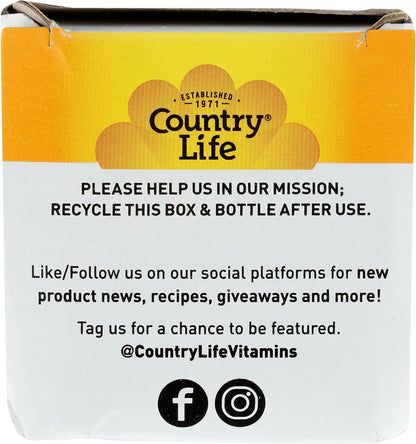Country Life Vegan D3, 60 Softgels