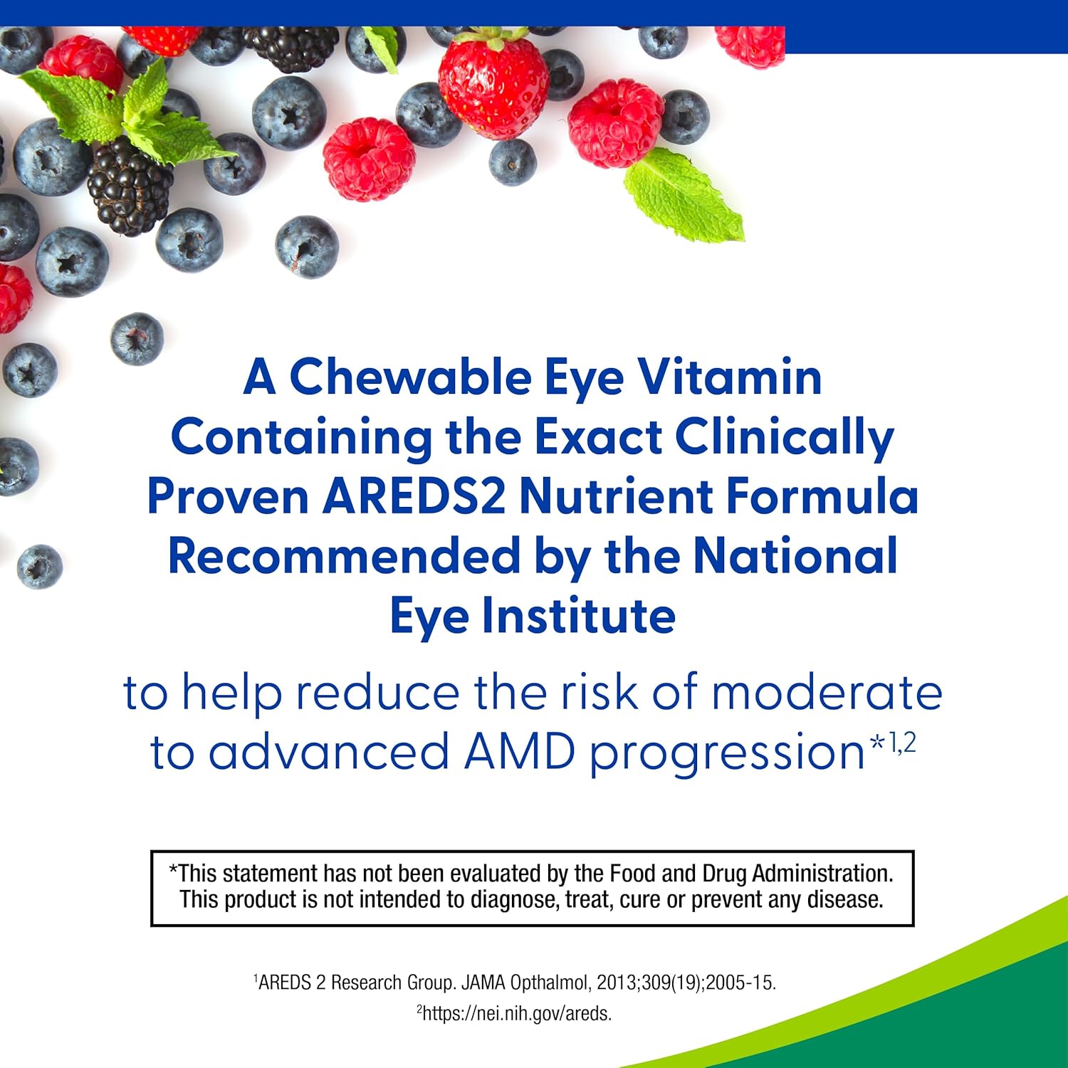 PreserVision AREDS 2 Eye Vitamins, Chewable Lutein and Zeaxanthin Food Supplement with Vitamin C, Vitamin E, Zinc and Copper, Mixed Berry, 70 Tablets - görsel 3