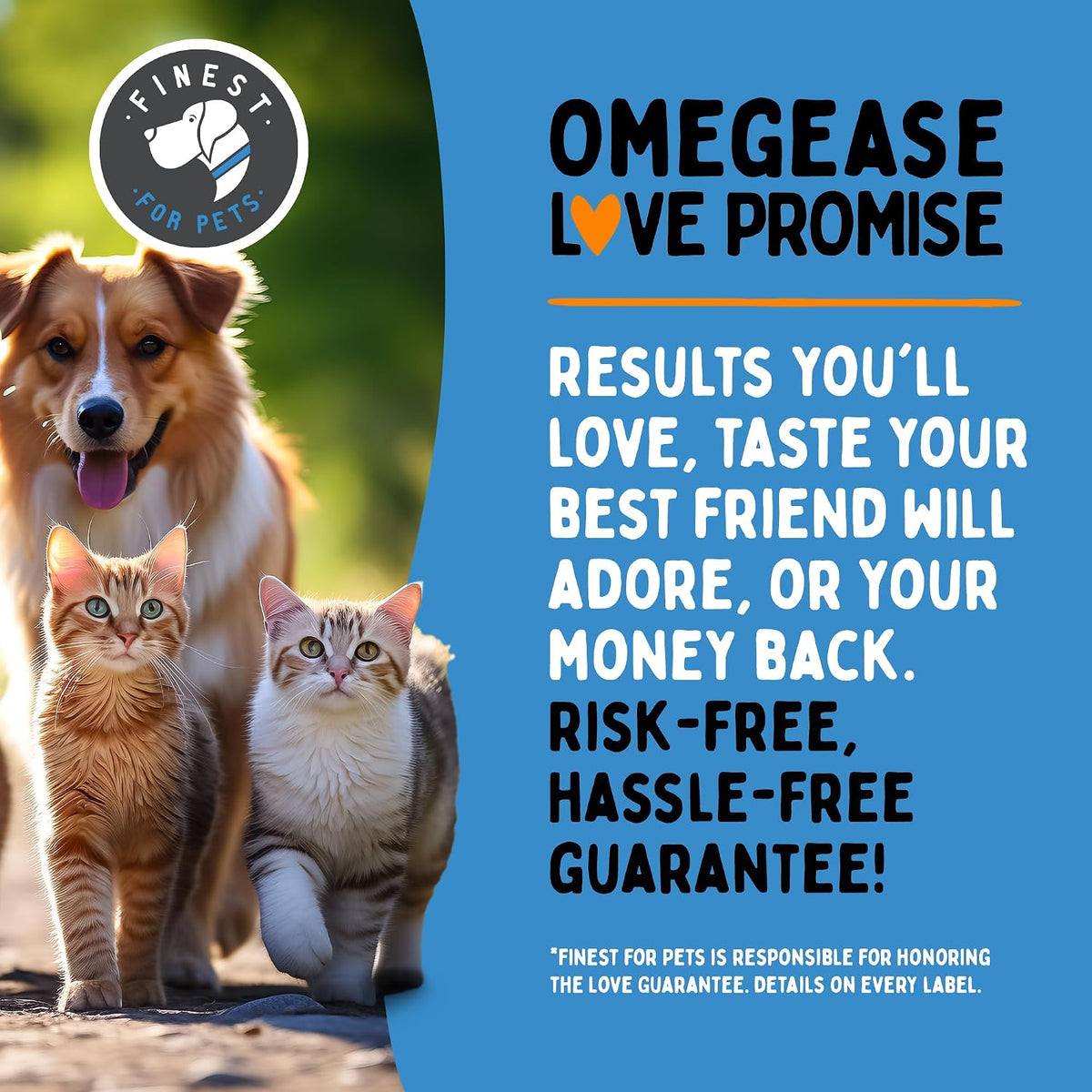 100% Pure Fish Oil for Dogs & Cats (1,545 mg Omega-3 per 5 ml serving) 454 ml. Loaded with EPA & DHA for Joints, Skin & Coat, Itching, Heart & Immune Health. Stronger Than Salmon Oil. Unflavoured Omegease. - görsel 7