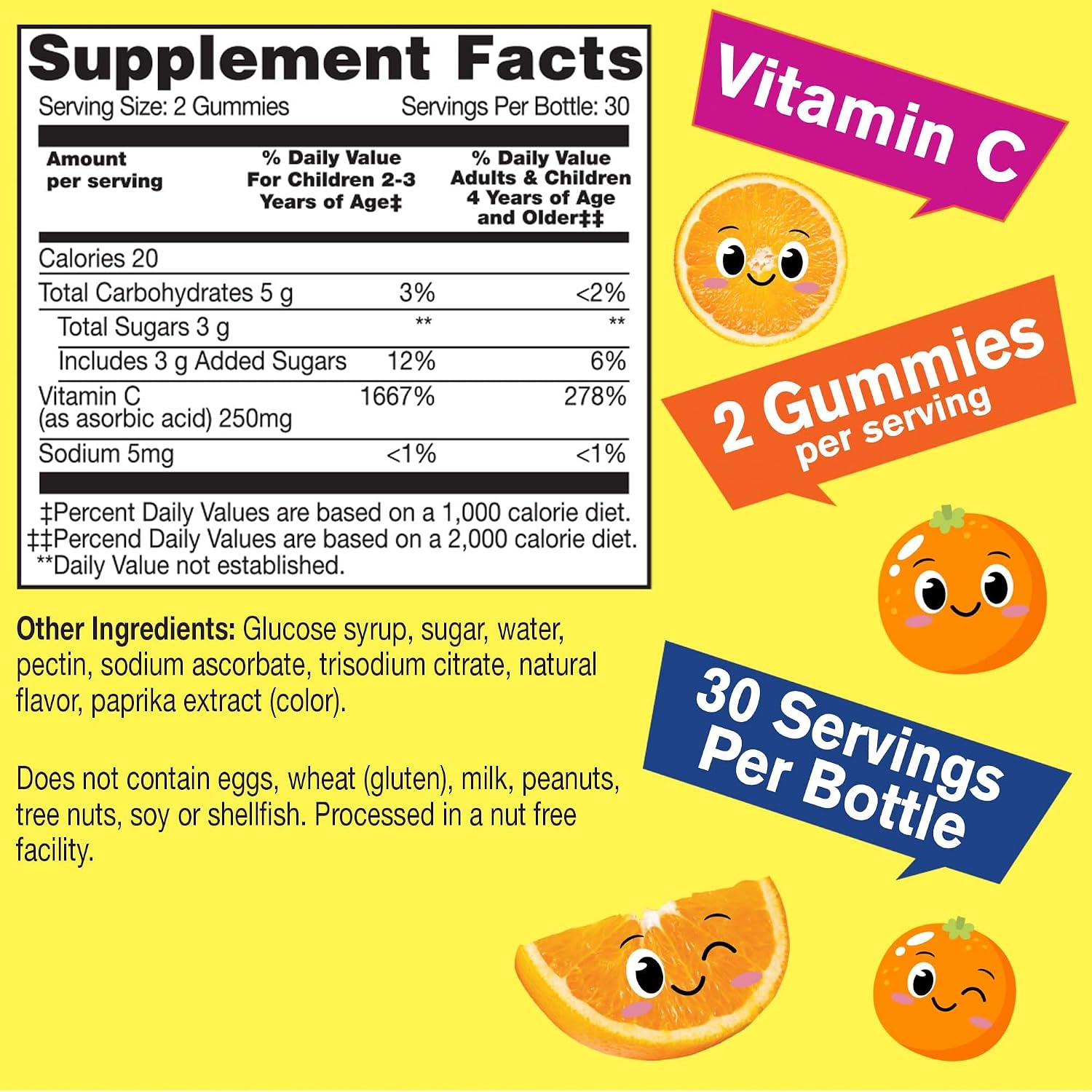WellYeah Kids Vitamin C Gummies (250mg) - 60 Gummies - görsel 2