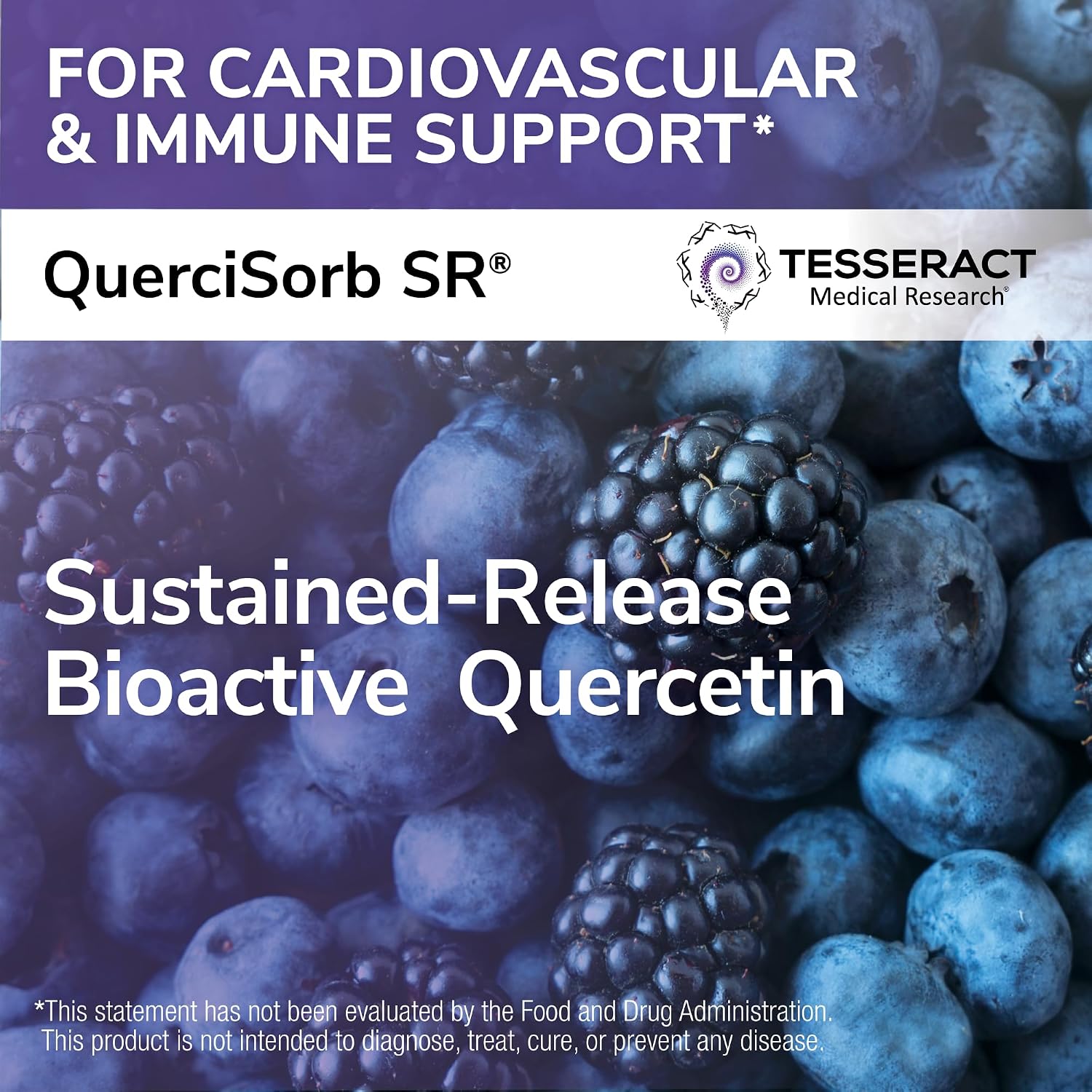 Tesseract Medical Research QuerciSorb SR – Sustained Release Quercetin Supplement, 400 mg, 90 Capsules - görsel 3