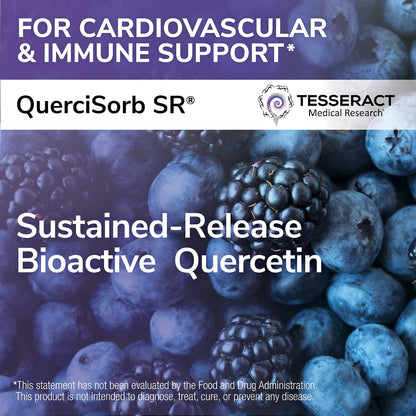 Tesseract Medical Research QuerciSorb SR – Sustained Release Quercetin Supplement, 400 mg, 90 Capsules