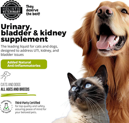 UroMAXX Cat & Dog Urinary Tract Support – Liquid Cranberry & Glucosamine, Chicken Flavour, 177 ml (3 Pack)