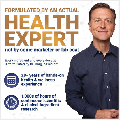 Dr. Berg Probiotic Supplement - 60 Billion CFUs - 30 Capsules