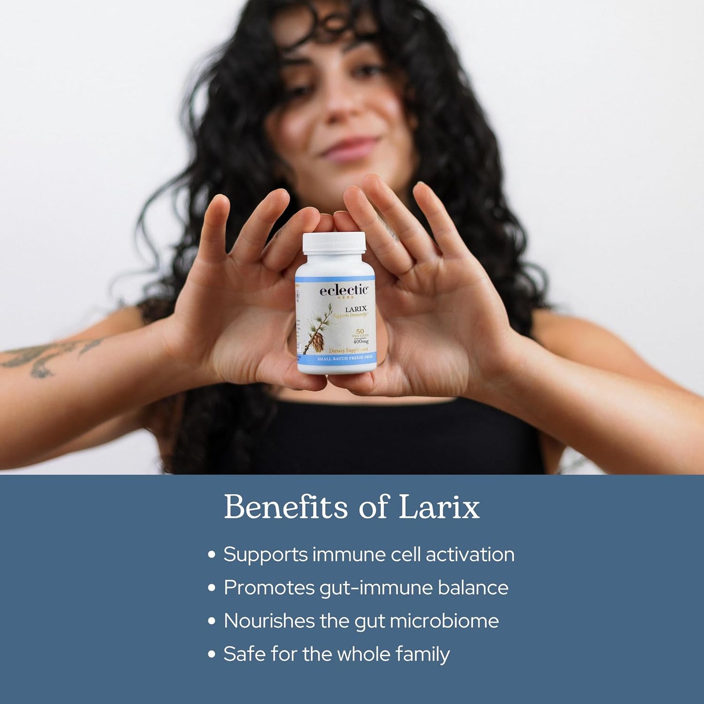 Eclectic Institute Non-GMO Larix Immune Support Capsules - görsel 4