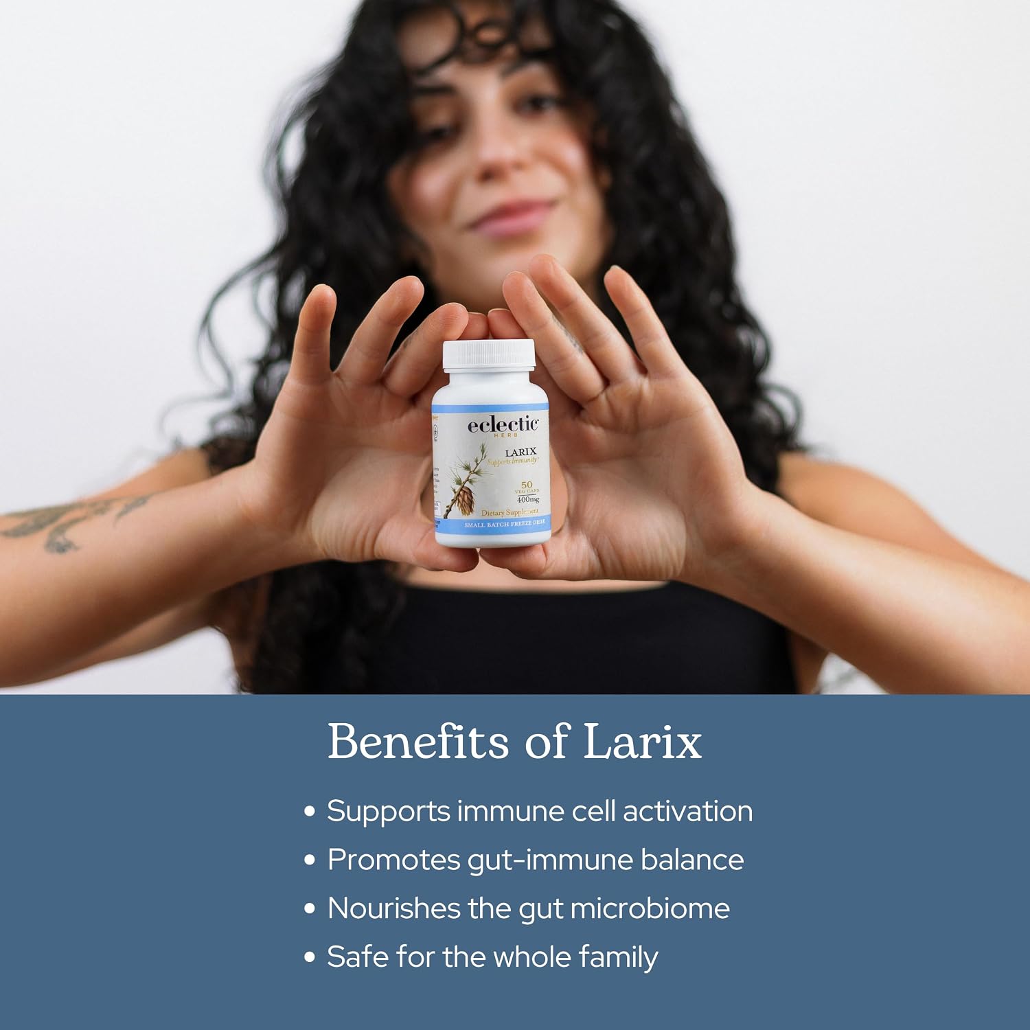 Eclectic Institute Non-GMO Larix Immune Support Capsules - görsel 4