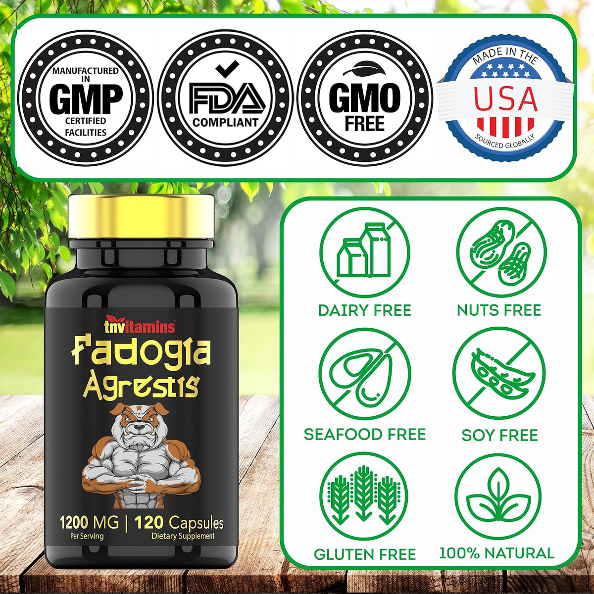Fadogia Agrestis 1200 mg – 120 Capsules | – Energy Support: May contribute to normal energy-yielding metabolism. – Image 5