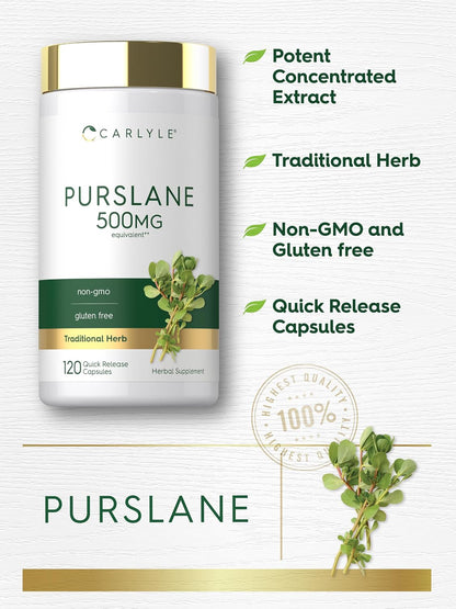 Carlyle Purslane Capsules - 120 Capsules