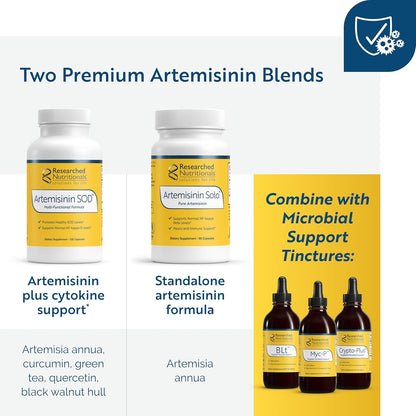 Artemisinin SOD - Immune Support Supplement with Artemisinin, Green Tea Extract, Quercetin & Turmeric Curcumin (120 Capsules)