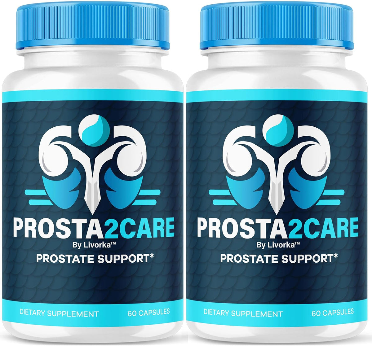 (2 Pack) Prosta2Care Capsules – Prostate Health Supplement, 120 Capsules - görsel 1