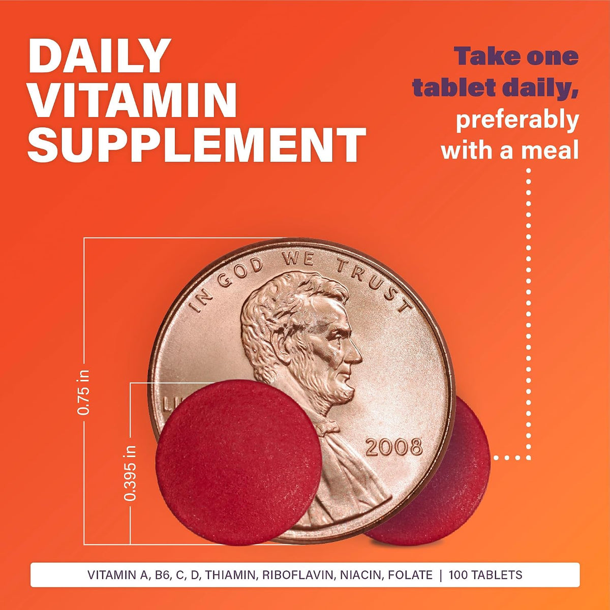Rugby Daily-Vite Multivitamin – Daily Vitamin Supplement – 100 Tablets (2 Pack) - görsel 4