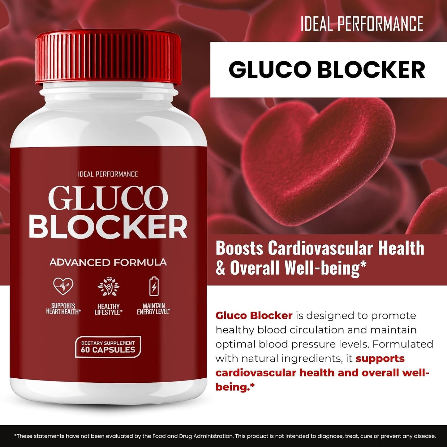 Gluco Blocker Capsules, GlucoBlocker Overall Health Supplement Capsules - Maximum Strength, Gluco Blocker Caps All Natural Formula Capsules, GlucoBlocker Advanced Health Support Reviews (60 Capsules) - görsel 4