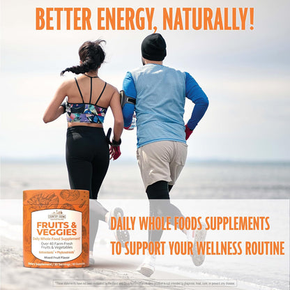 COUNTRY FARMS Fruit and Veg Gummies - Whole Food Supplement with Over 40 Farm Fresh Fruits & Vegetables – Image 5