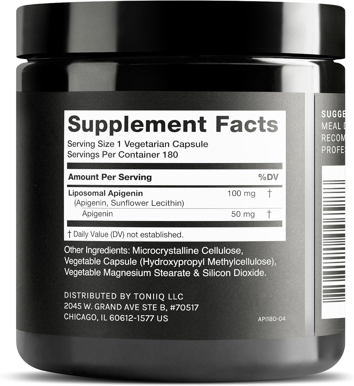 Liposomal Apigenin 100mg – Ultra High Strength Apigenin Supplement for Enhanced Absorption – 180 Vegetarian Capsules - görsel 3