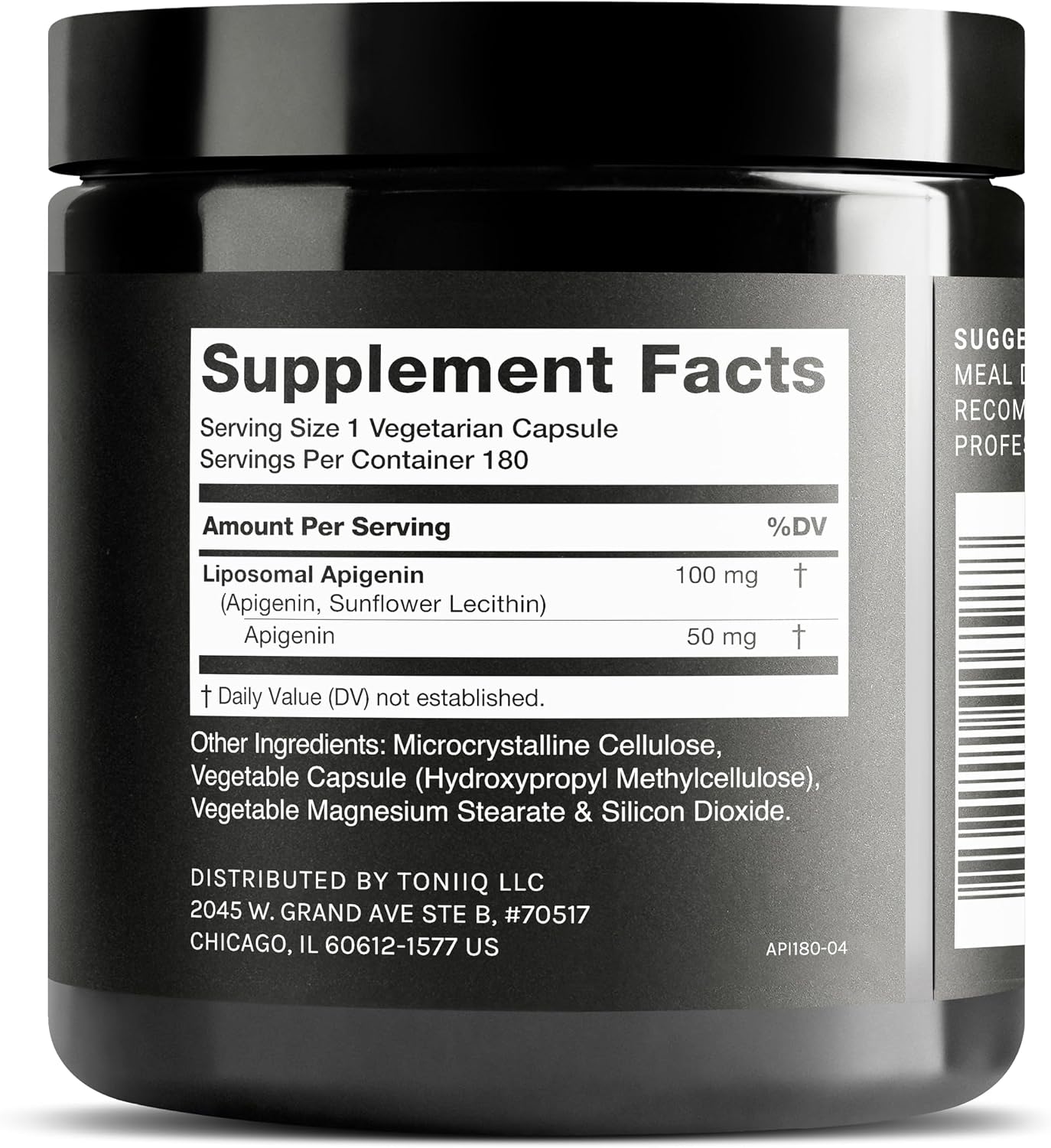 Liposomal Apigenin 100mg – Ultra High Strength Apigenin Supplement for Enhanced Absorption – 180 Vegetarian Capsules - görsel 3