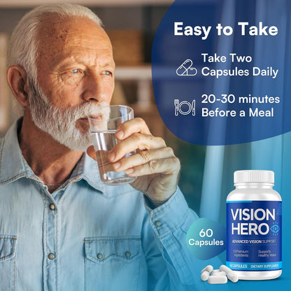 Vision Hero Advanced Vision Support - 60 Capsules (Pack of 2)