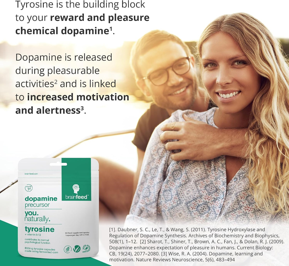 Dopamine Support Supplement with L-Tyrosine 800mg - 60 Capsules - görsel 5