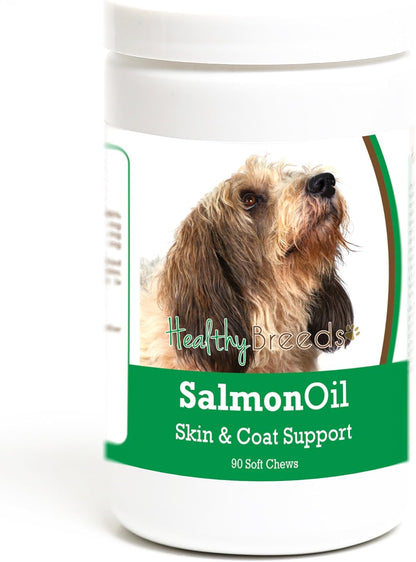 Healthy Breeds Petits Bassets Griffons Vendeen Salmon Oil Soft Chews, 90 Chews