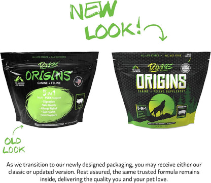 Origins 5-in-1 Dog Supplement - Powdered Food Topper with Natural Heirloom Pork Protein – Image 2