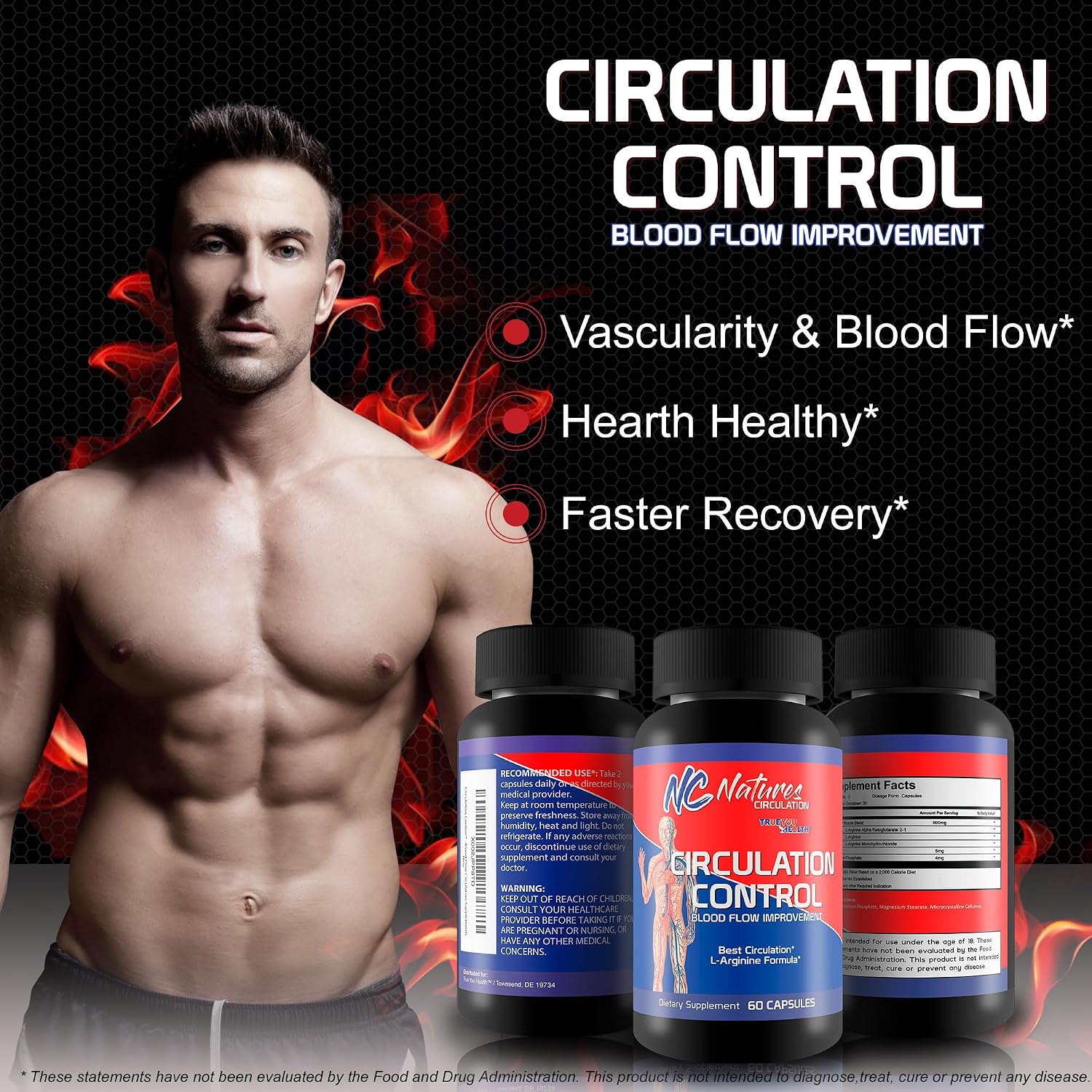 Circulation Control – Blood Flow Supplement with L-Arginine – True You Health - görsel 6