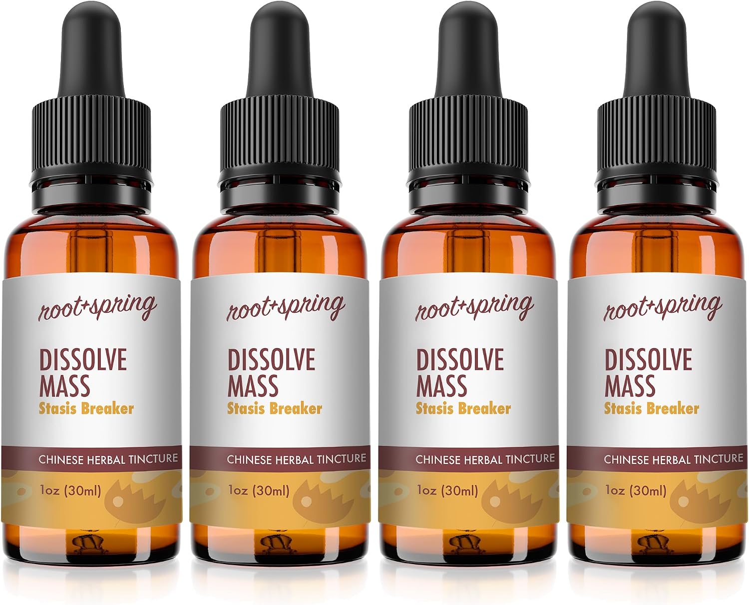 Dissolve Mass - Stasis Breaker - Herbal Tincture (Liquid Extract) Concentrate Formula with Dropper, Natural TCM Herb Blend Supplement - 1 fl oz (30 ml) (Pack of 2) - görsel 8