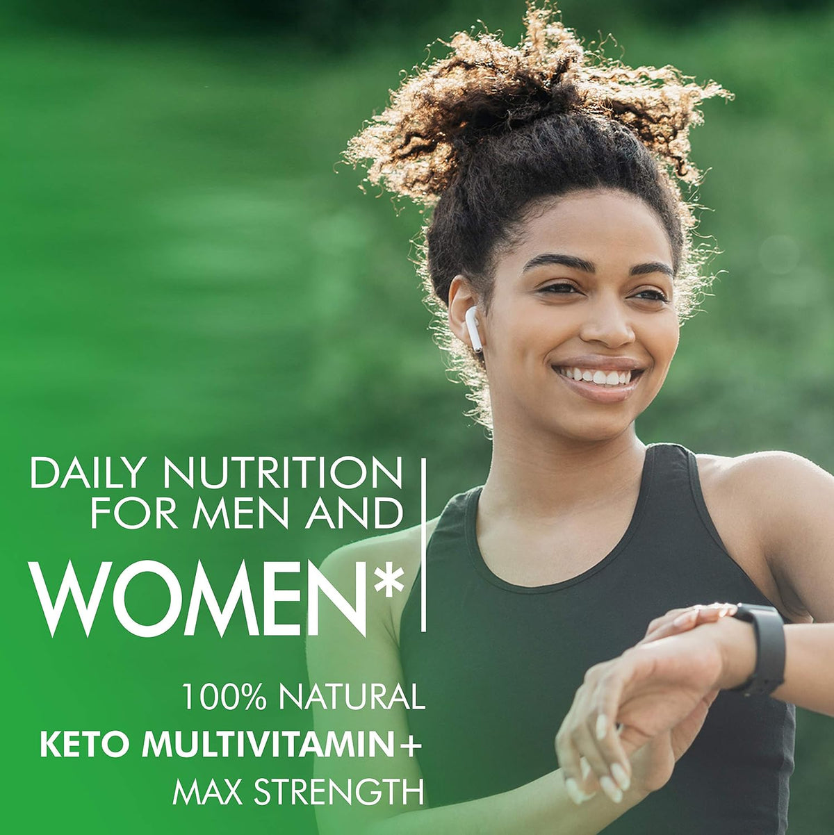 Keto Multivitamin for Women and Men – 35 Potent Ingredients for Immune Support – Non-GMO, Gluten-free, Sugar Free – 30-Day Supply - görsel 2