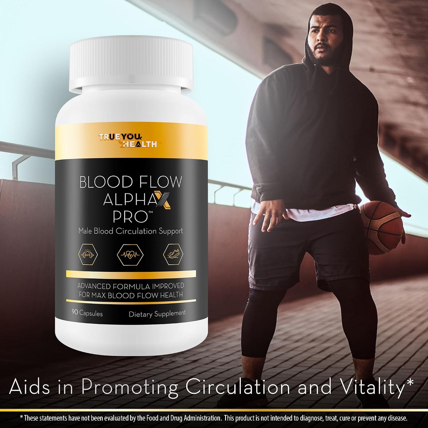 Blood Flow Alpha X Pro – Improved Formula – Male Blood Circulation Support Supplement - görsel 5