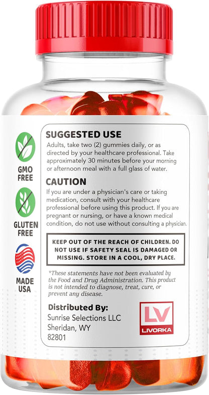 Vital Surge for Men - Max Strength 1050 mg - VitalSurge Supplement Support Gummy Advanced Formula - Premium Vitamin Gummies (2 Pack, 120 Gummies)