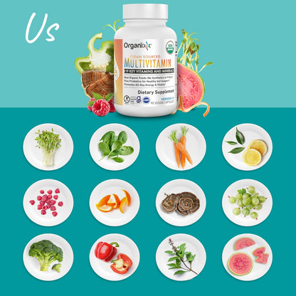 Organixx Clean Sourced Multivitamin for Men and Women