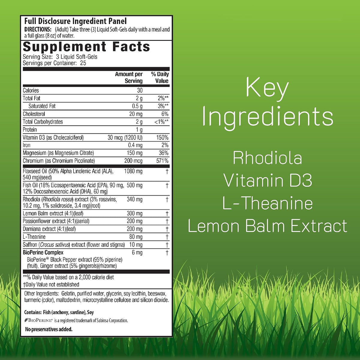 Irwin Naturals Sunny Mood Emotional Balance & Mood Support | with Rhodiola + Lemon Balm + Saffron | 75 Liquid Soft-Gels - görsel 2