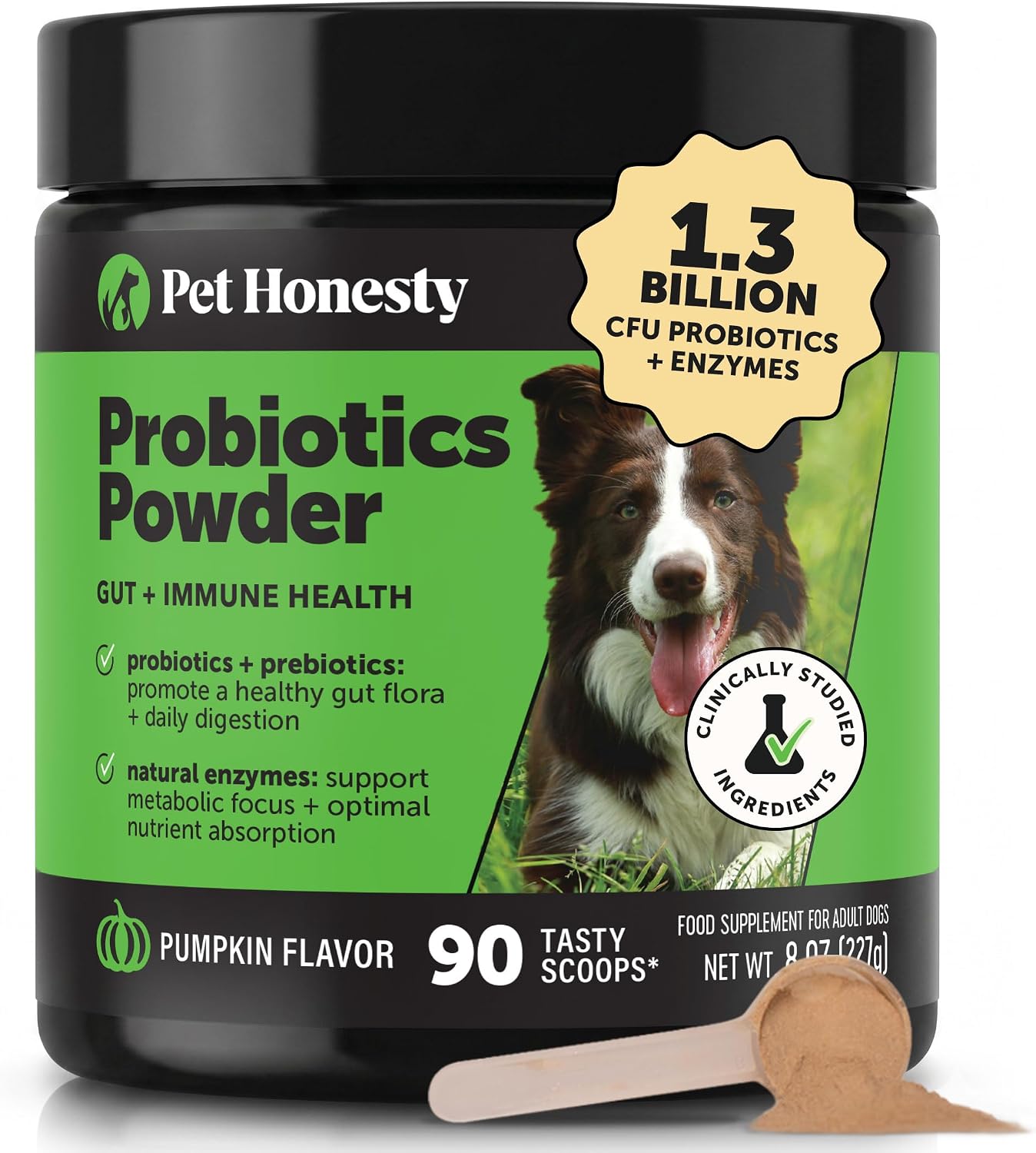 6 Billion CFU Dog Probiotics with Prebiotics, Digestive Enzymes, & Fibre - Relief for Occasional Diarrhoea, Gas, Bloating & Itchy Skin - Daily Gut Health & Immune Support for All Dogs (Duck, 90 Chews) - görsel 10