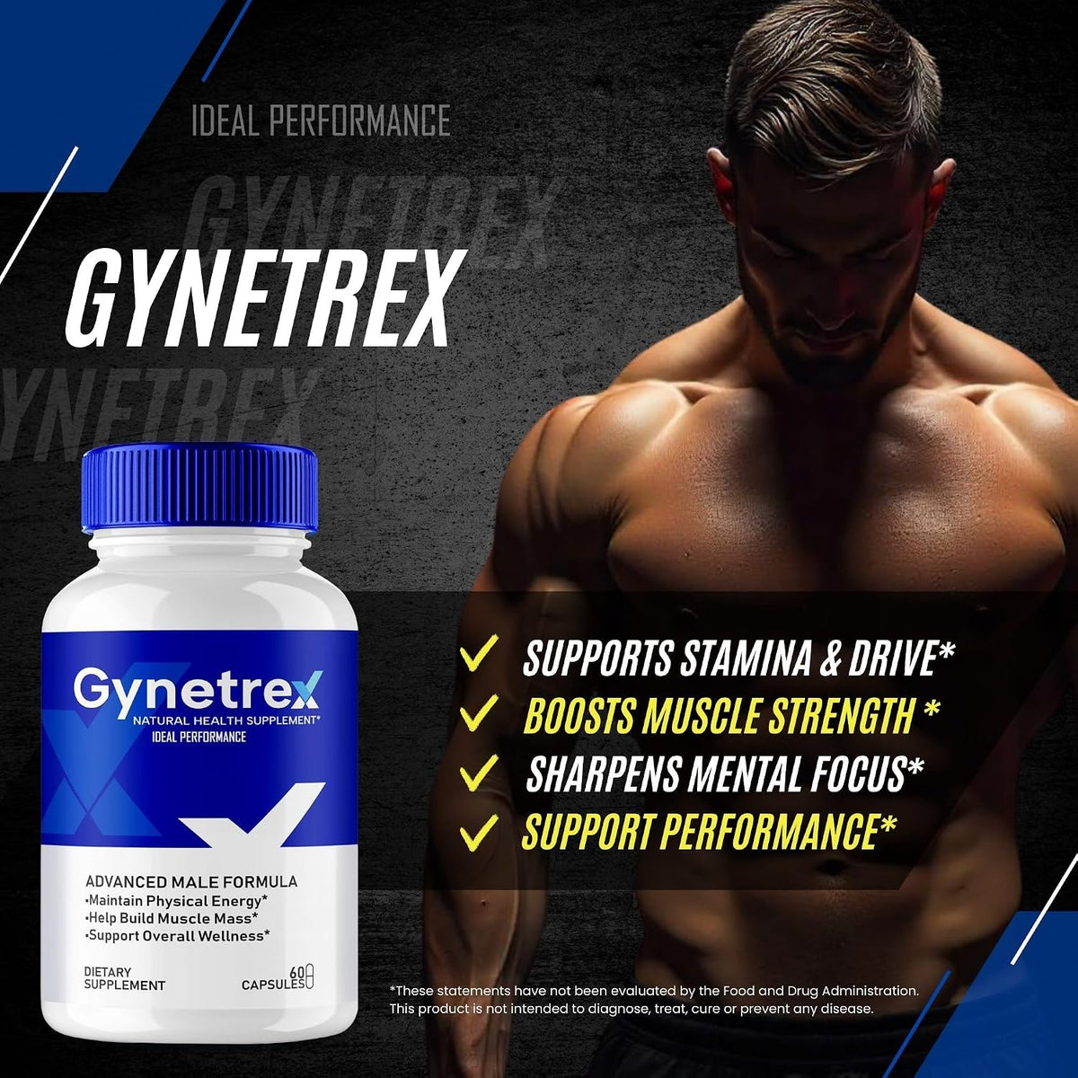 Gynetrex Capsules - Maximum Strength All Natural Supplement (2 Pack) - görsel 6