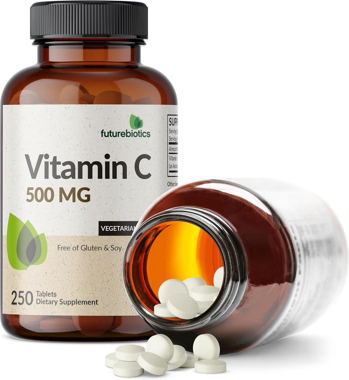 Futurebiotics Vitamin C 500mg Non-GMO, 250 Tablets - görsel 6